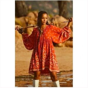 TRADED-Spell Joni Campfire Tunic Dress